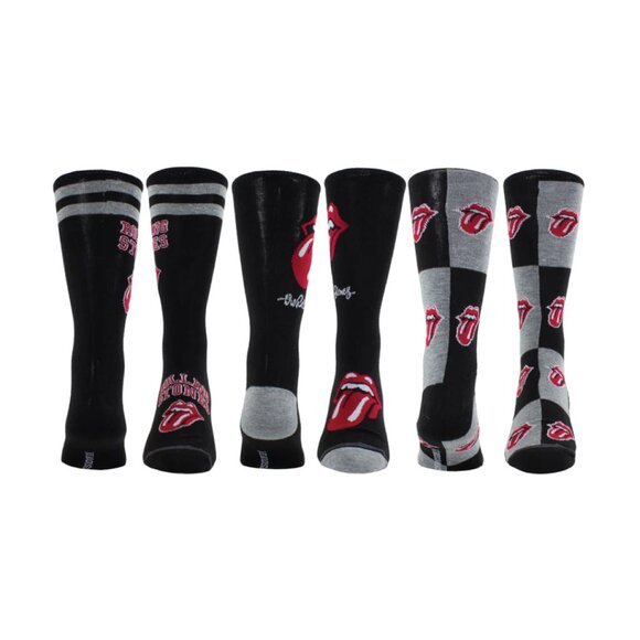 The Rolling Stones Guitar Tin Sock Box, 3 Pair - Picture 3 of 5